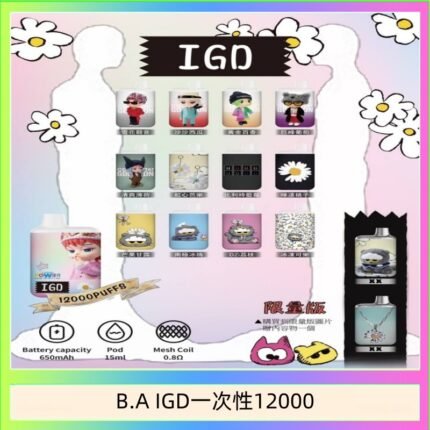 B.A IGD12000口 電子煙